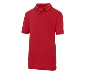 JUST COOL JC040J - Polo enfant respirant Fire Red