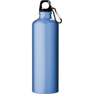 PF Concept 100297 - Oregon 770 ml aluminium water bottle with carabiner Light Blue