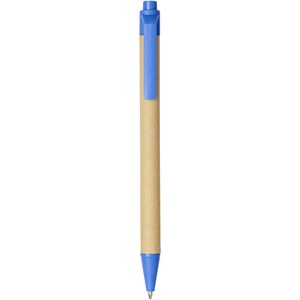 PF Concept 107384 - Berk recycled carton and corn plastic ballpoint pen Pool Blue