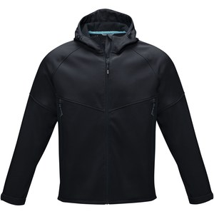 Elevate NXT 37504 - Coltan men’s GRS recycled softshell jacket Solid Black