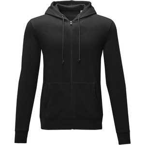 Elevate Essentials 38229 - Theron men’s full zip hoodie Solid Black