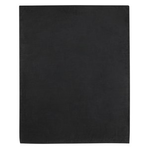 Seasons 113191 - Lily GRS certified RPET coral fleece blanket Solid Black