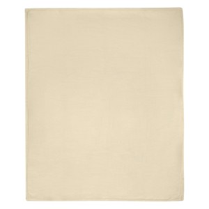 Seasons 113192 - Marigold GRS certified RPET polar fleece and sherpa blanket Off White