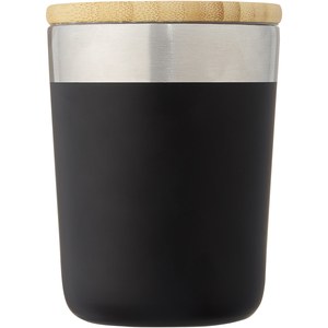 PF Concept 100670 - Lagan 300 ml copper vacuum insulated stainless steel tumbler with bamboo lid Solid Black