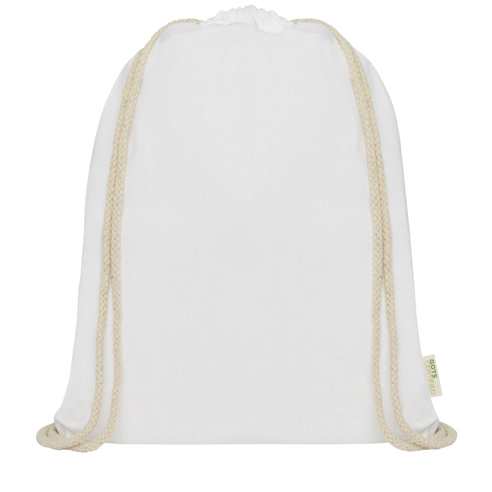 PF Concept 120612 - Orissa 140 g/m² GOTS organic cotton drawstring bag 5L