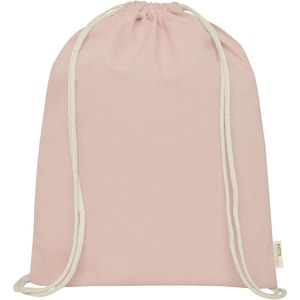PF Concept 120612 - Orissa 140 g/m² GOTS organic cotton drawstring bag 5L Pale blush pink