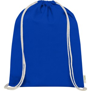 PF Concept 120612 - Orissa 140 g/m² GOTS organic cotton drawstring bag 5L Royal Blue