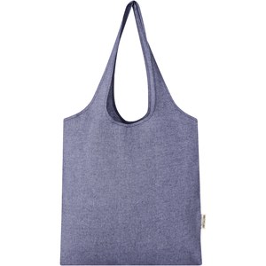 PF Concept 120641 - Pheebs 150 g/m² recycled cotton trendy tote bag 7L Heather Blue