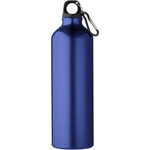 PF Concept 100739 - Oregon 770 ml RCS certified recycled aluminium water bottle with carabiner Pool Blue