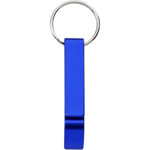PF Concept 104571 - Tao RCS recycled aluminium bottle and can opener with keychain  Royal Blue
