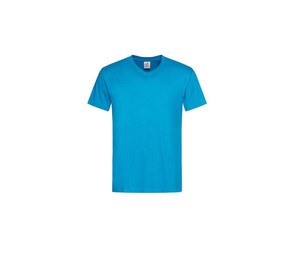 STEDMAN ST2300 - V-neck t-shirt for men Ocean Blue