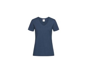 STEDMAN ST2700 - V-neck T-shirt for women Navy Blue