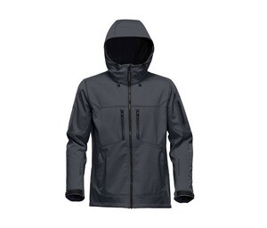 STORMTECH SHHR1 - Hooded Softshell Charcoal Twill