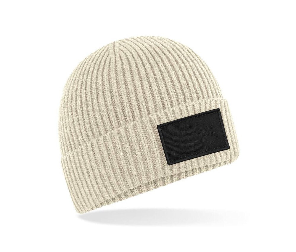 BEECHFIELD BF442R - Beanie with patch for decoration