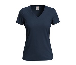 STEDMAN ST2700 - V-neck T-shirt for women Blue Midnight