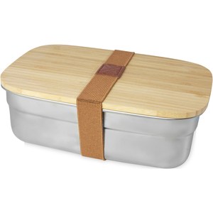 Seasons 113275 - Tite stainless steel lunch box with bamboo lid